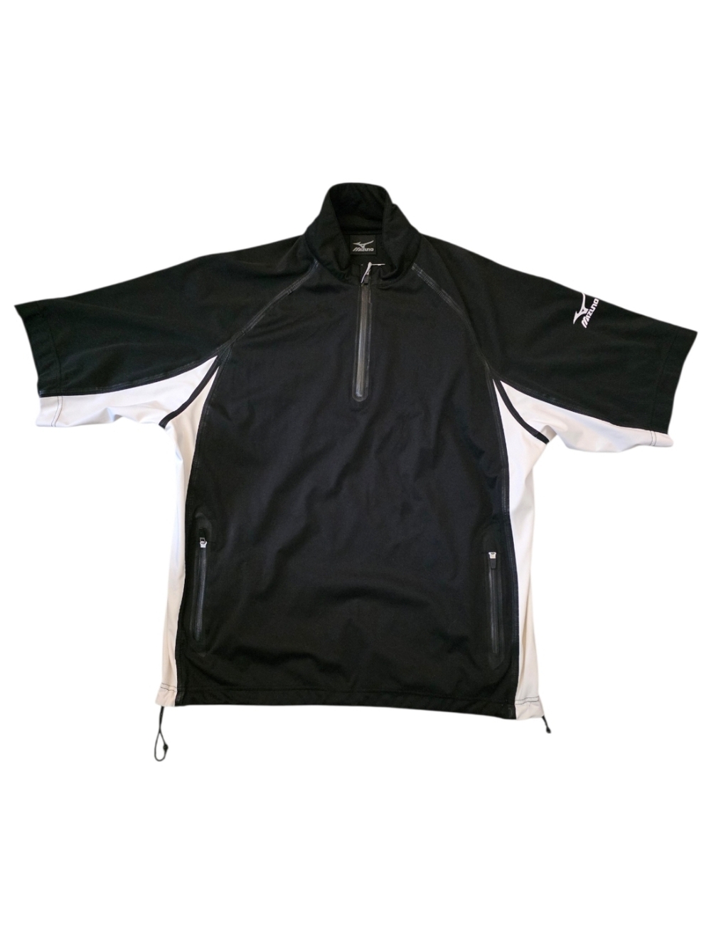 Mizuno Men’s Short-Sleeve  Quarter-Zip Impermalite Waterproof Jacket Medium